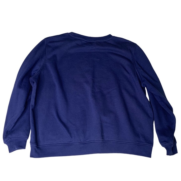 Rebecca Malone Blue Crew Neck Sweater with Bird Design - Picture 4 of 4